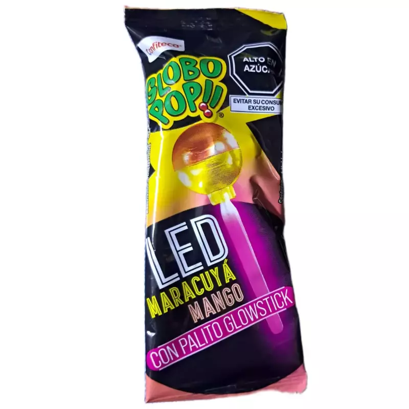 Globo pop led sabor maracuyá-mango