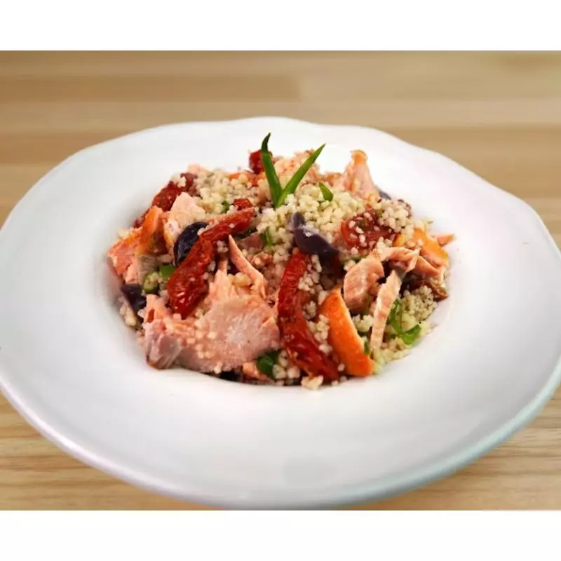 Cuscuz Marroquino Com Salmão