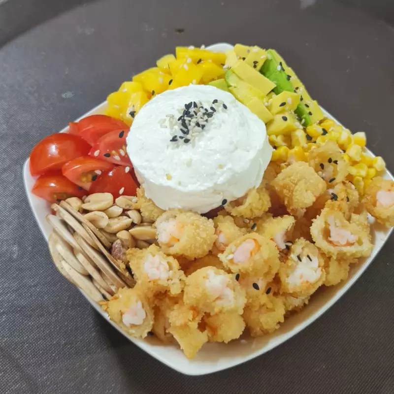 Poké Bowl Camarones Crispy
