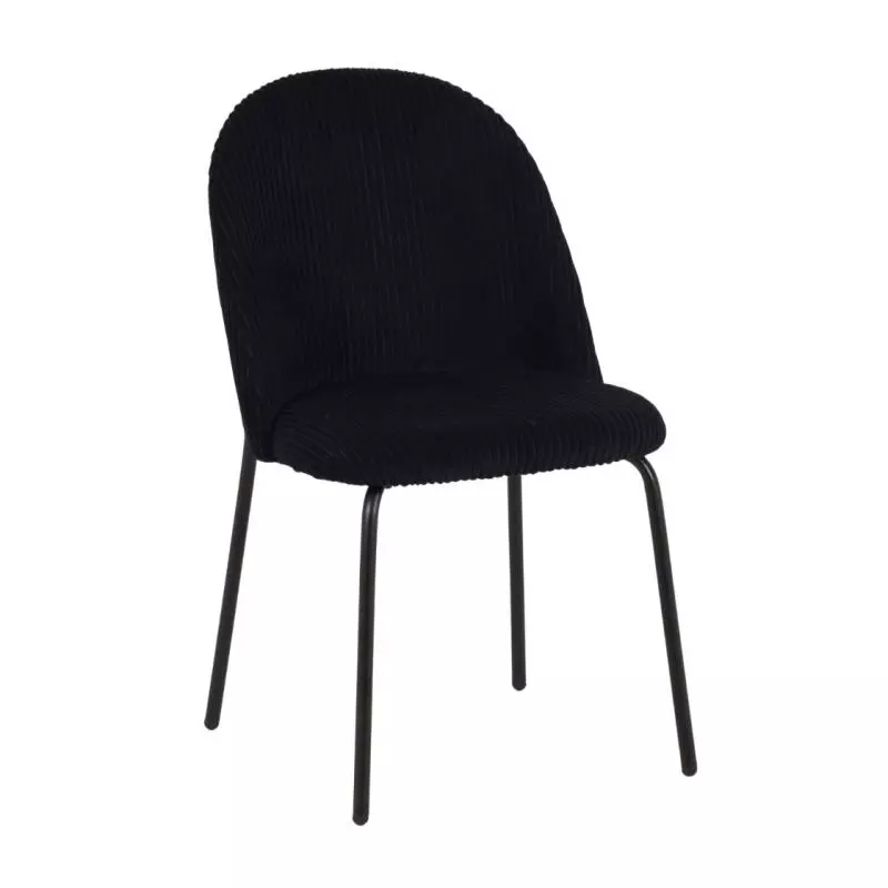 Silla Fiji Corderoy Negro