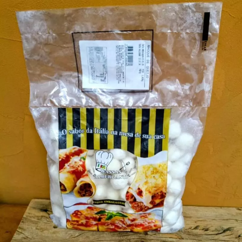 NHOQUE RECHEADO C/ QUEIJO 1kg