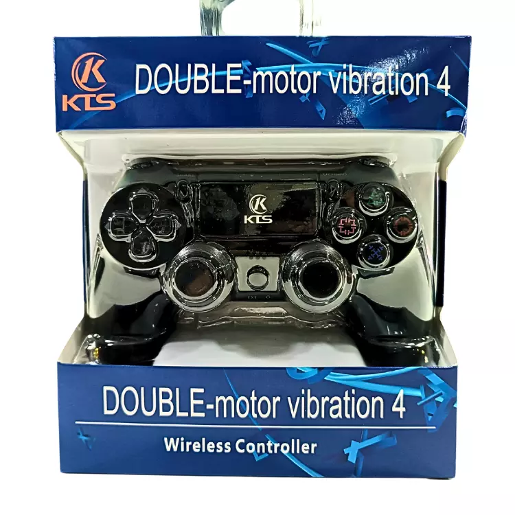 CONTROLE PS4 S/FIO LOGO KTS LARANJA