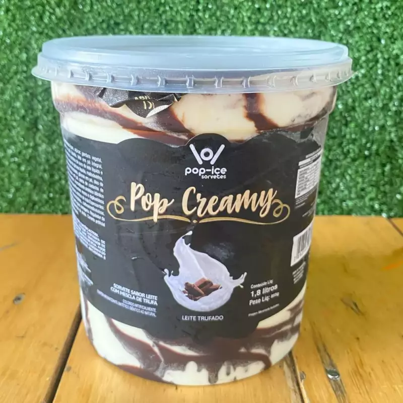 Sorvete Leite Trufado