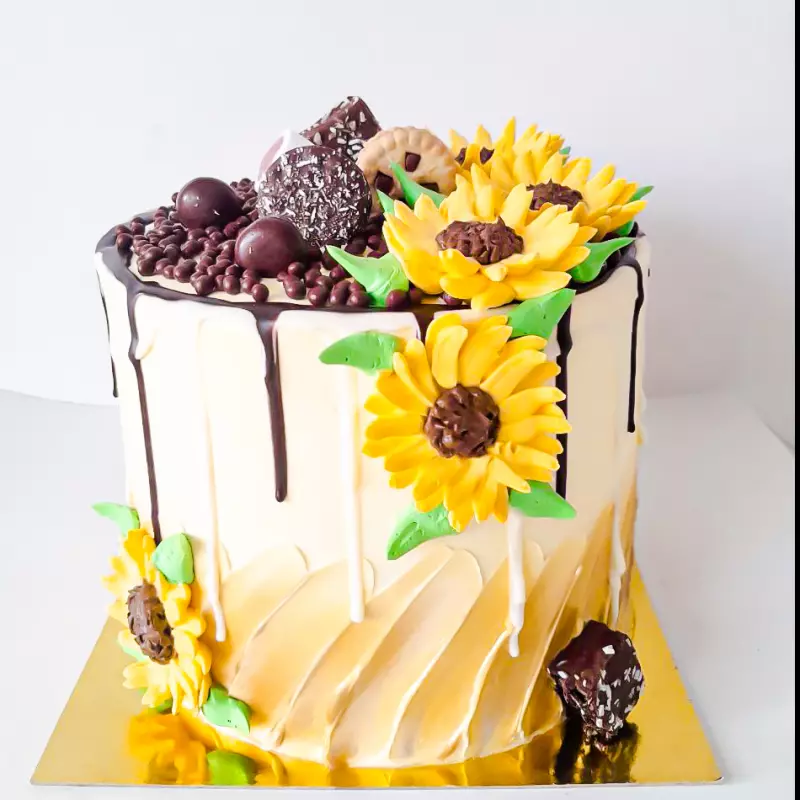 Torta mariposa Girasol