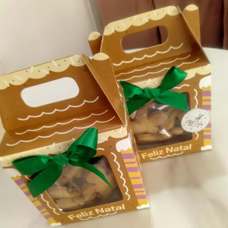 Biscoitos de Gengibre Box Natal