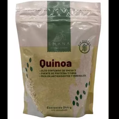 Quinoa sin gluten Emana 344gr