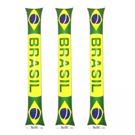 Balão Bastão Brasil Bate Bate c/2un