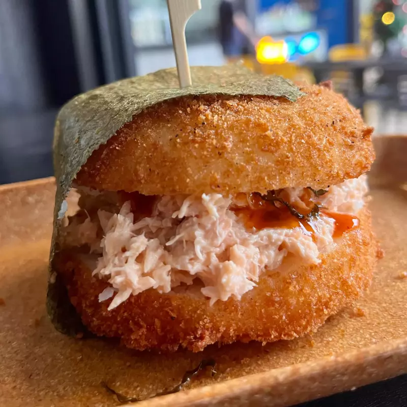 Sushi Burger (Salmão Grelhado)
