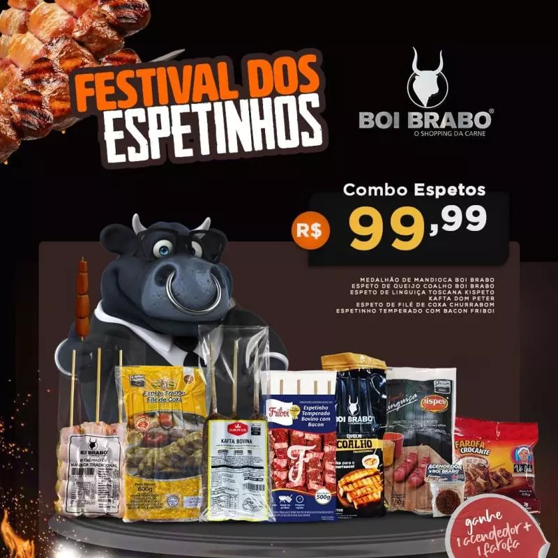 COMBO ESPETINHOS