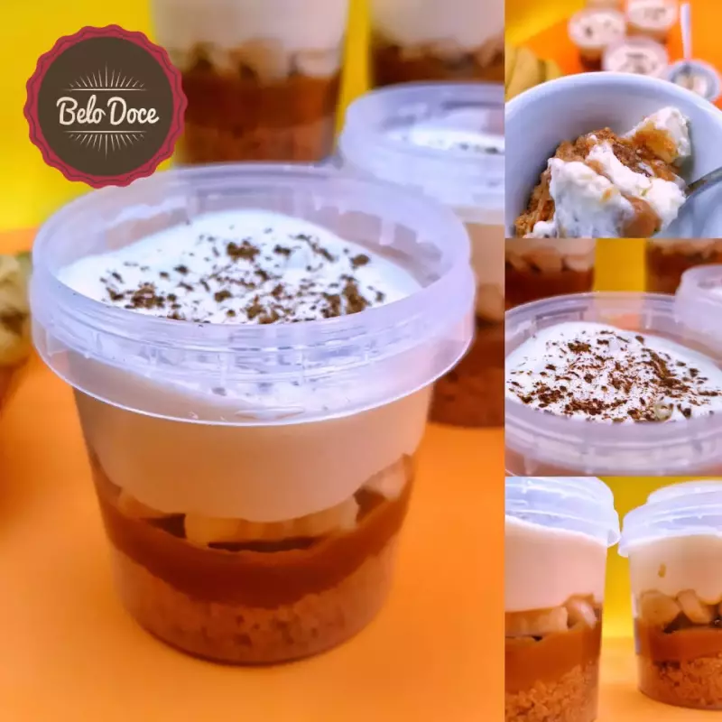 Torta Banoffe no Pote