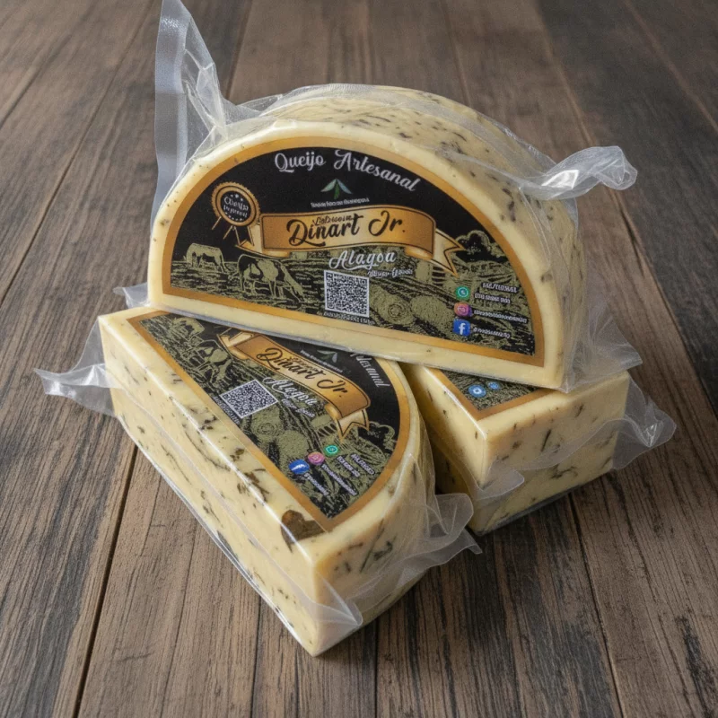 PARMESÃO ALAGOA ARTESANAL MANJERICÃO