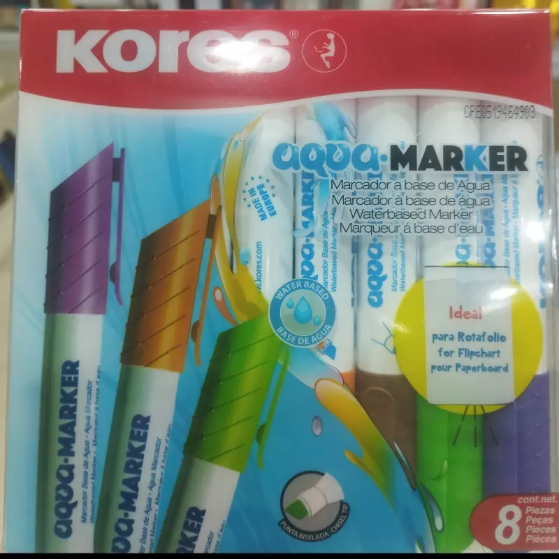 Marcadores de agua kores