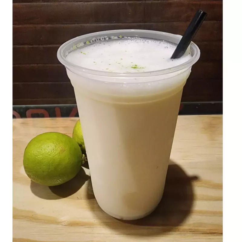 Batida de limão com vodka