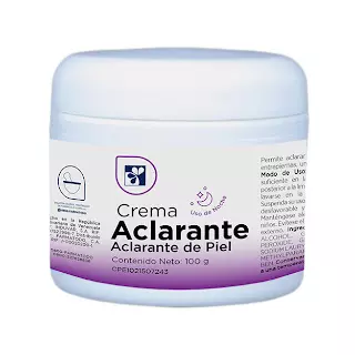 Crema aclarante de piel 100g