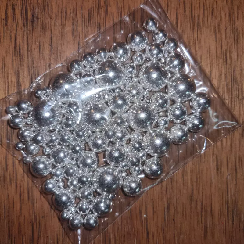 Sprinkle plateado 128