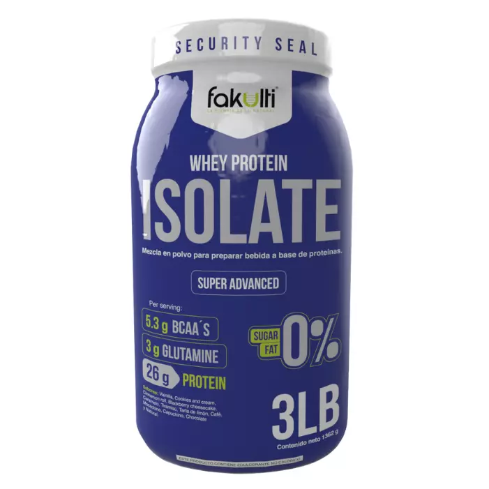 Whey Protein Isolate 3lbs (sabores)