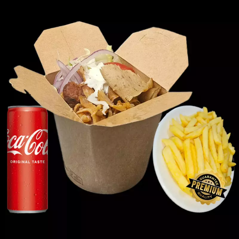 MENÚ BOX CARNE + VERDURA