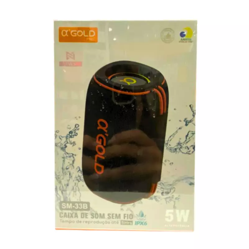 CAIXA DE SOM GOLD 5W SM-33B