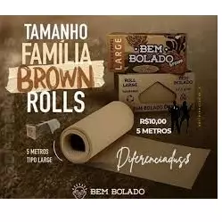 Bem Bolado Rolo 5 Metros Brown