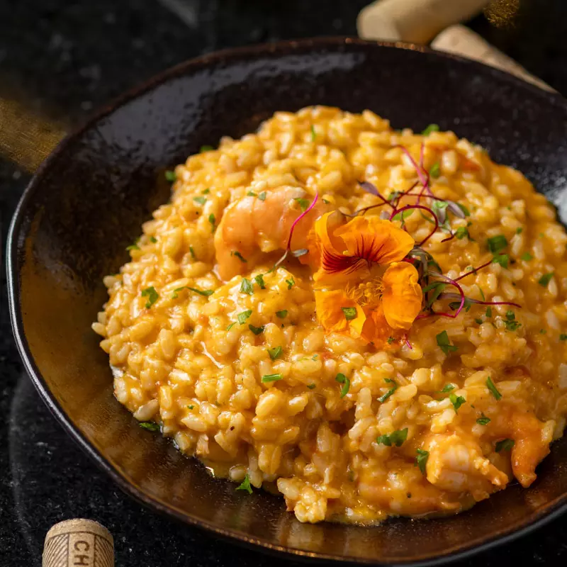 Risoto de Camarão