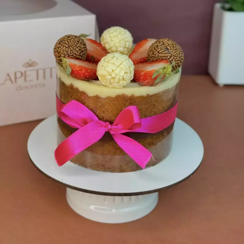 Mini bolo para presente (baunilha)