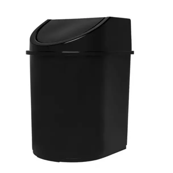 LIXEIRA BASCULANTE 12 LTS - PRETO