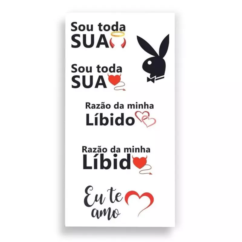 4841- Tatuagem Sou Toda Sua