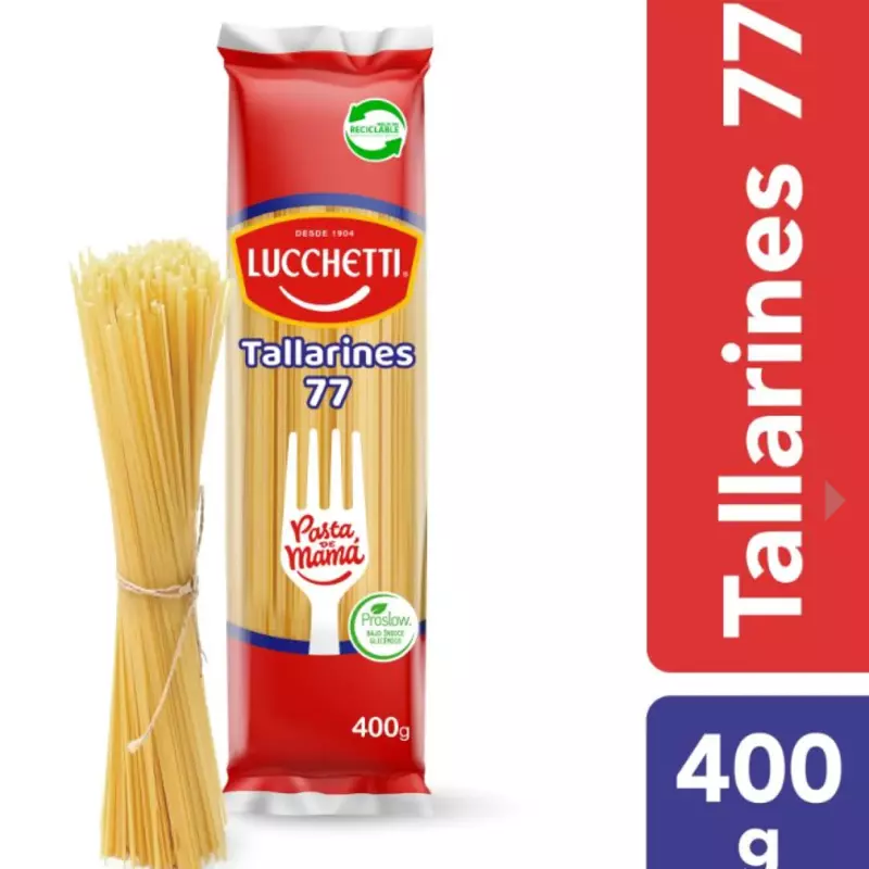 pastas Lucchetti tallarines 77