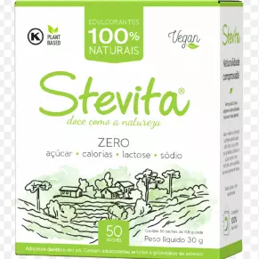 Adoçante em Sache Stevia/Stevita