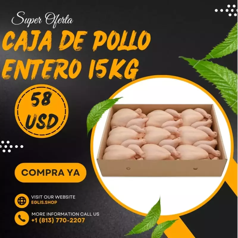 Caja de pollo entero