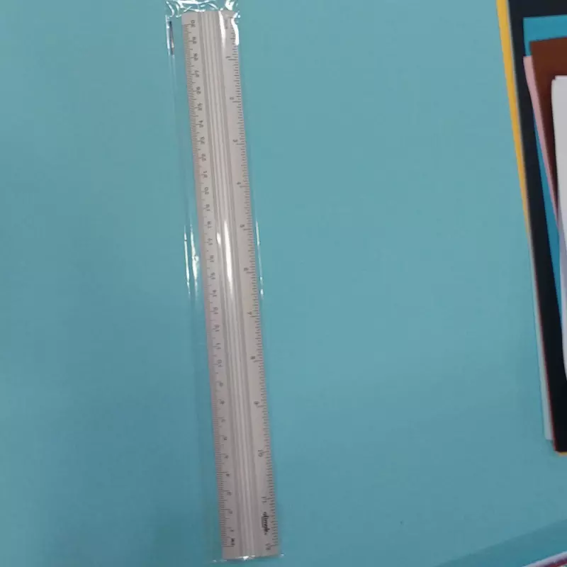 Regla de aluminio de 30cm Ofimak