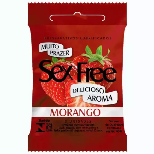 PRESERVATIVO SEX FREE 3UND AROMÁTICO