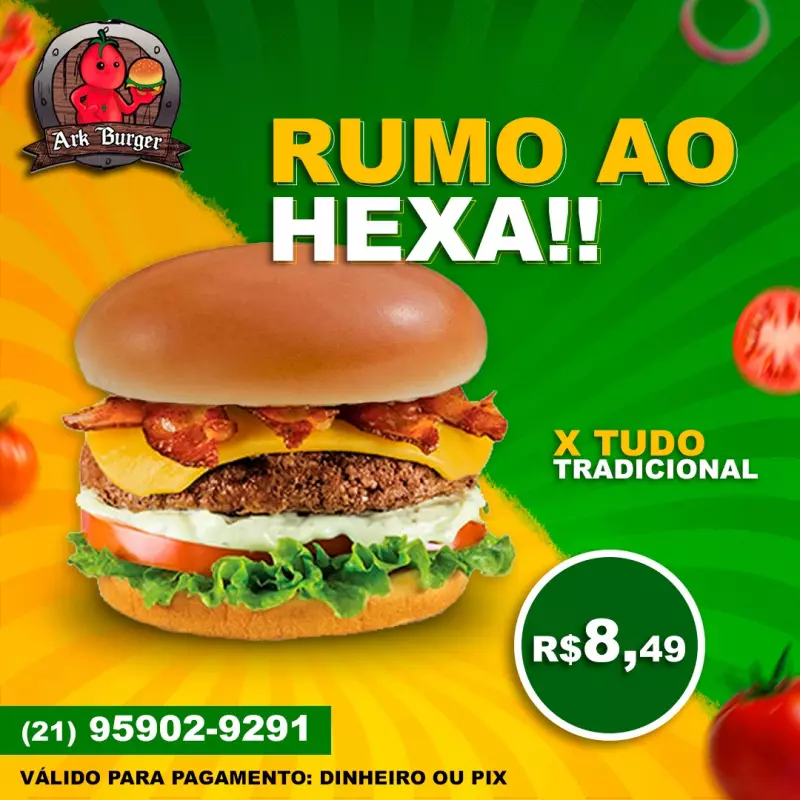 RUMO AO HEXA! APENAS R$8,49