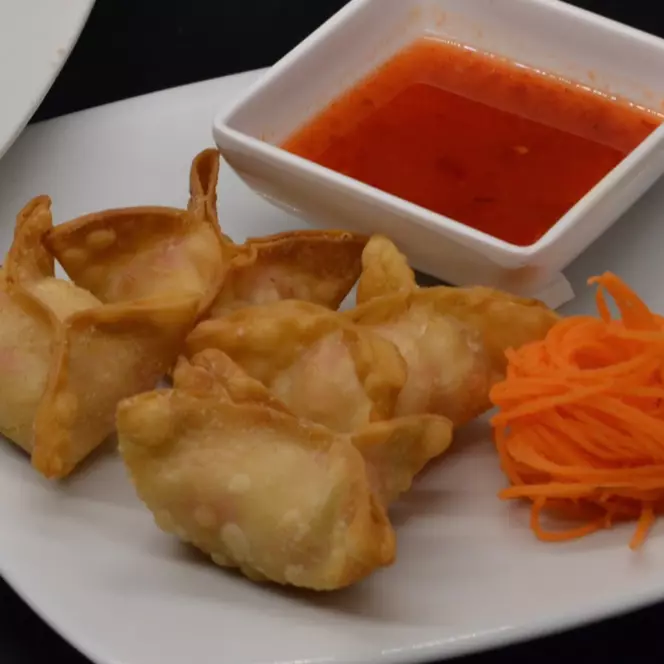 Crab Ragoon Dumplings