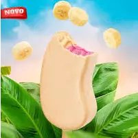 Picolé Banana Chiclete