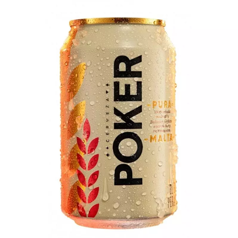 Cerveza póker Malta lata x 330ml