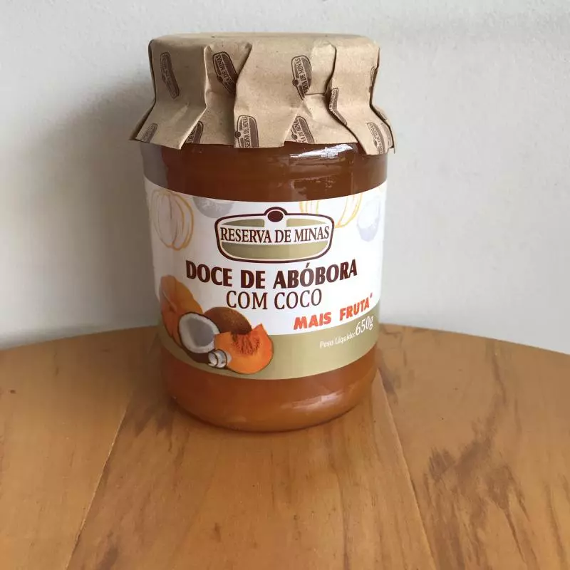 Doce Abóbora c/Coco 650gr