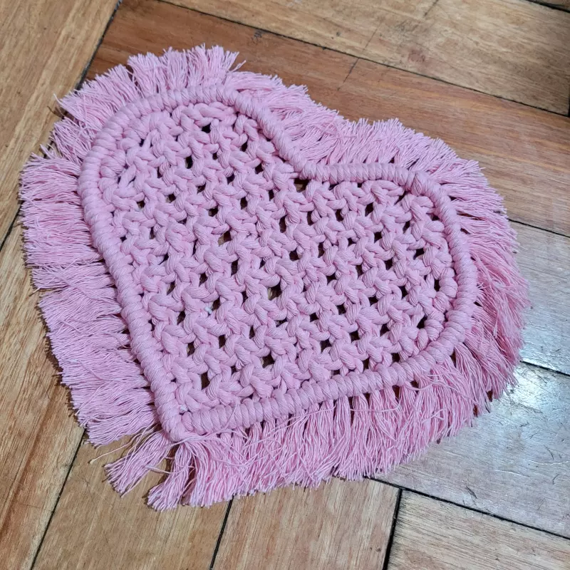 POSAVASOS DE CORAZON ROSA(copia)