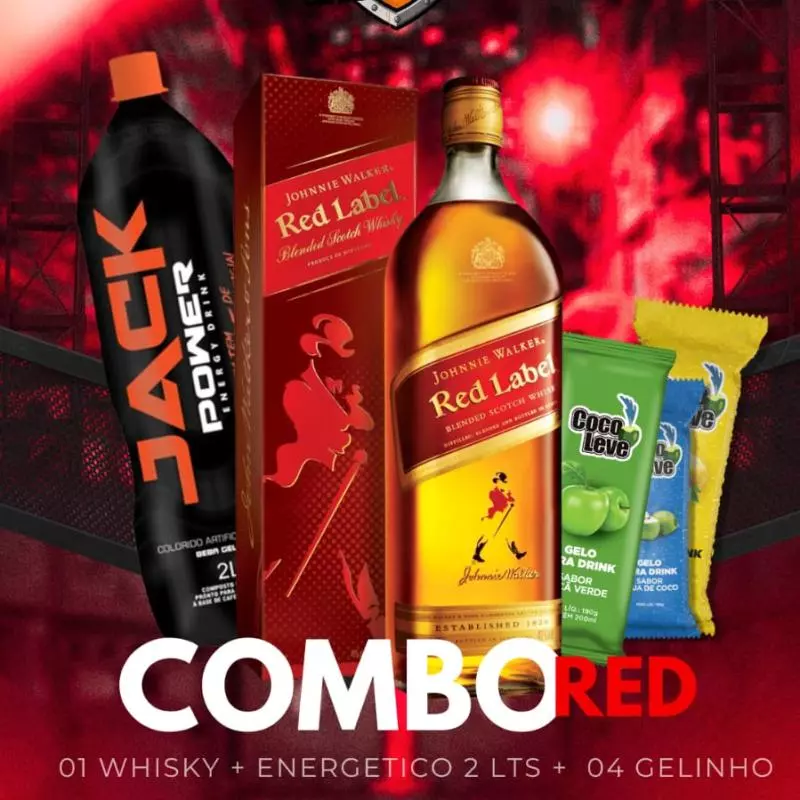 COMBO RED LABEL ENERGÉTICO 2LTS