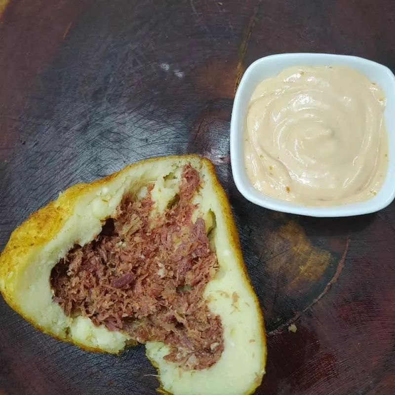 Coxinha de charque