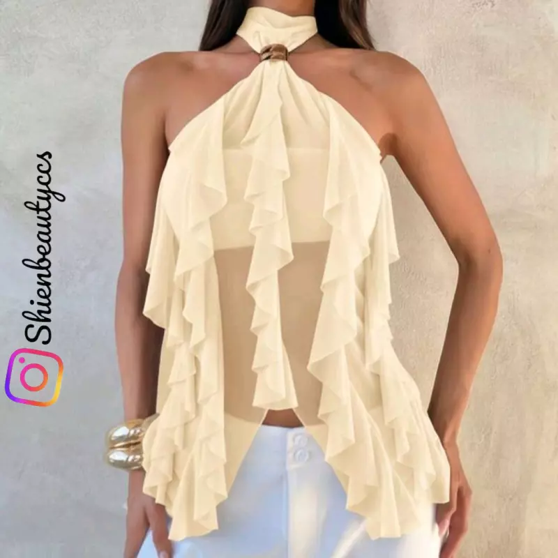 Blusa de olanes