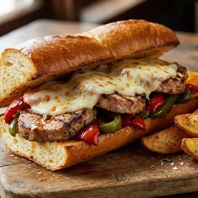 Bocadillo de Lomo con Pimiento