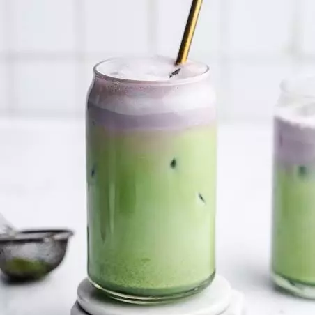 Ice Latte Matcha Lavanda