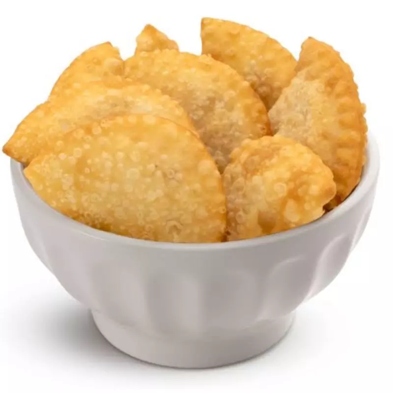 Porção de pastelzinho carne e queijo