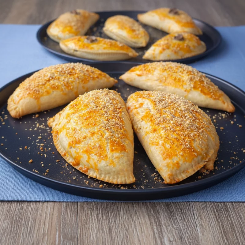Pastel forno Charque e Cream Chesse