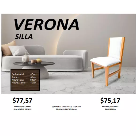 VERONA SILLA