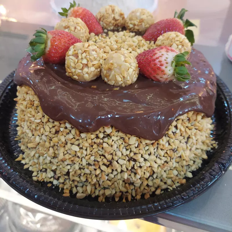 Vulcão  chocolate