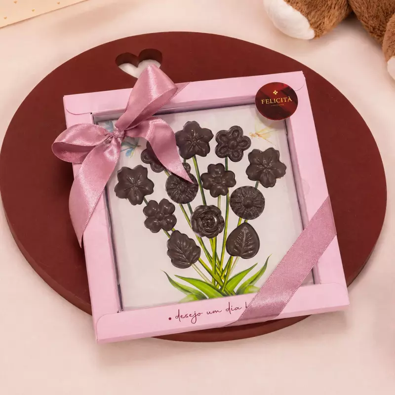FLORES DE CHOCOLATE