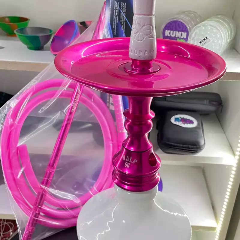 Narguilé Completo- Rosa Escuro