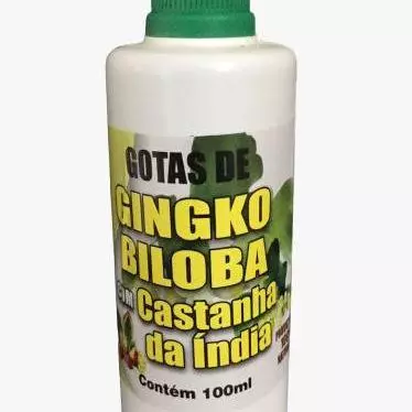 GOTAS DE GINGKO COM CASTANHA DA ÍNDIA
